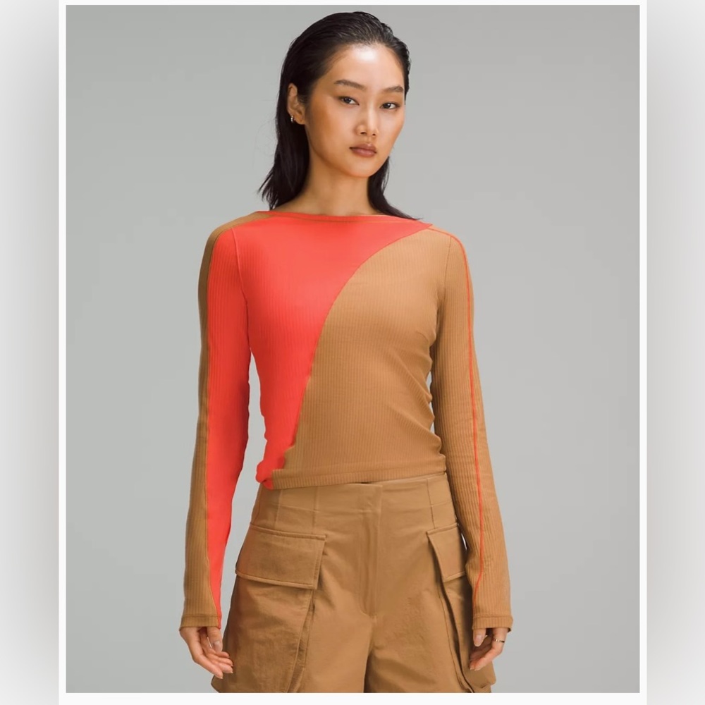Lululemon Ribbed cotton Top GUC